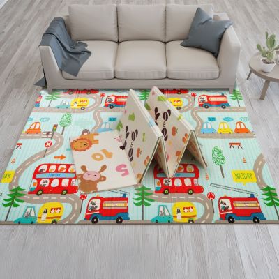 LuvLap Cityscape Double Sided Water Proof Baby Play Mat