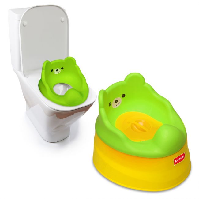 Baby Potty Training Seat Yellow/Green