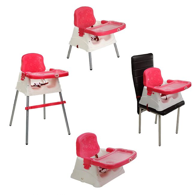 Baby Booster High Chair Pink