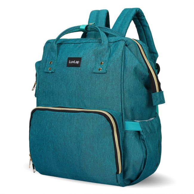 LuvLap Lily Diaper Bag, Green