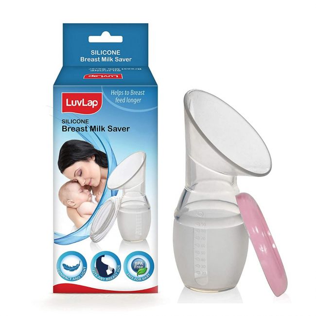 Luvlap Breast Milk Catcher/Saver, Food Grade, 100% Silicone, 100ml