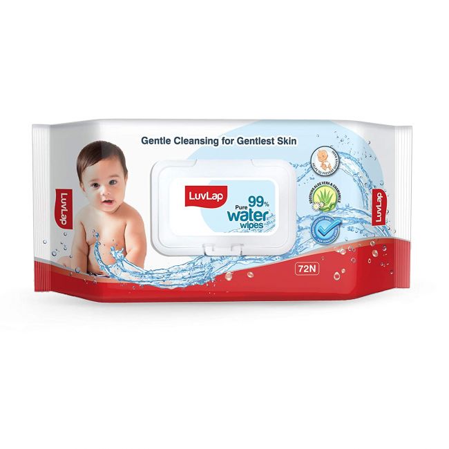 Baby Water Wipes with Lid 72 pcs