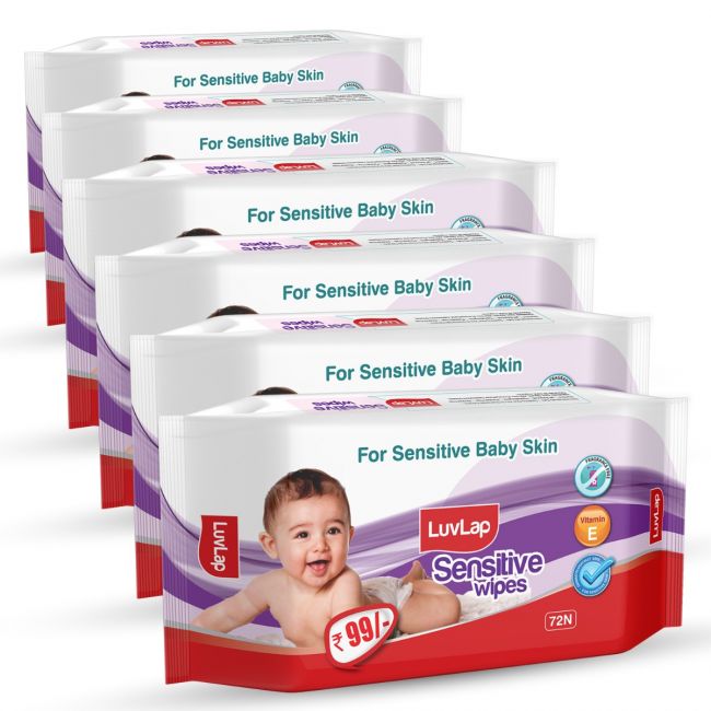Aloe Vera Baby Wipes 72 Pcs