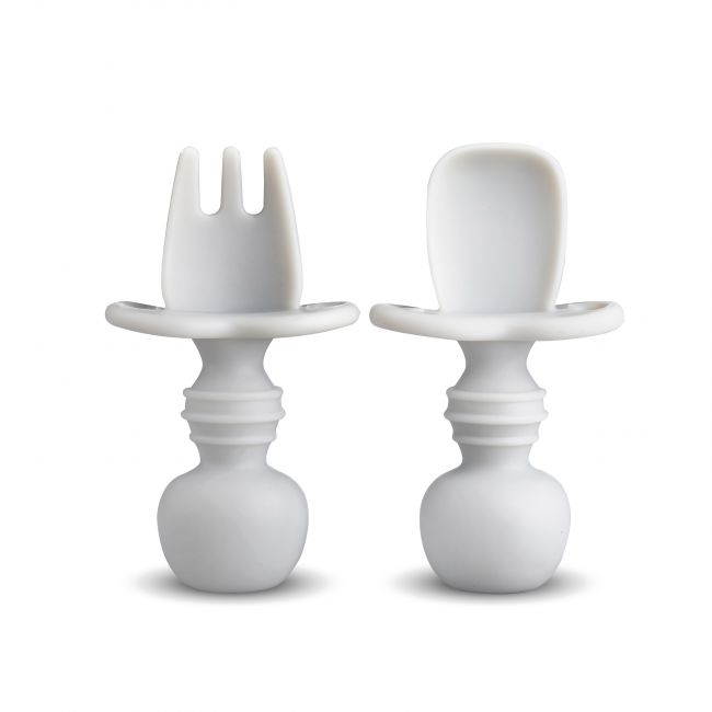 LuvLap Baby Weaning Spoon & Fork Set