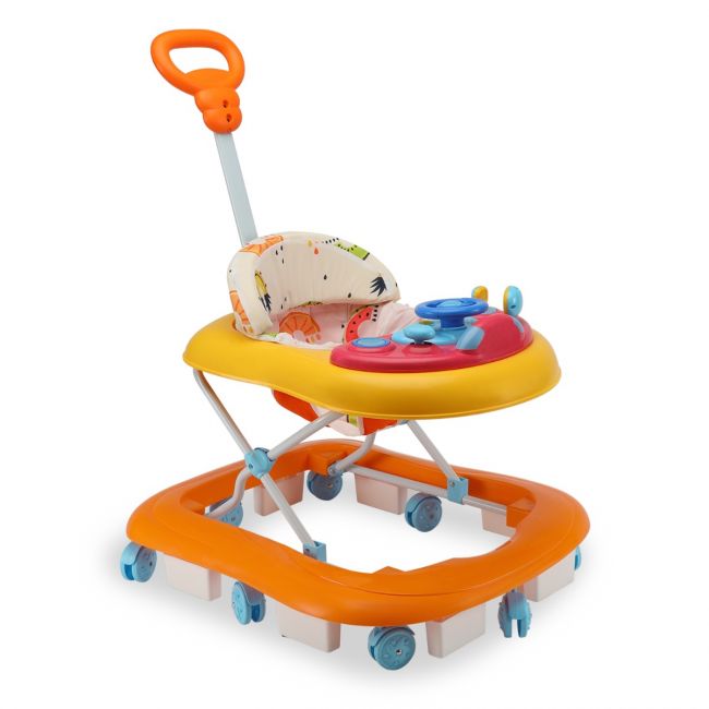 LuvLap Sunshine Baby Walker (Orange)