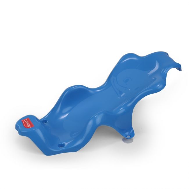 LuvLap Anti Slip Baby Plastic Bath Chair, Baby bath Seat / Sling With Non Slip Strong Suction base, baby Shower, for Infants & toddlers (Blue)
