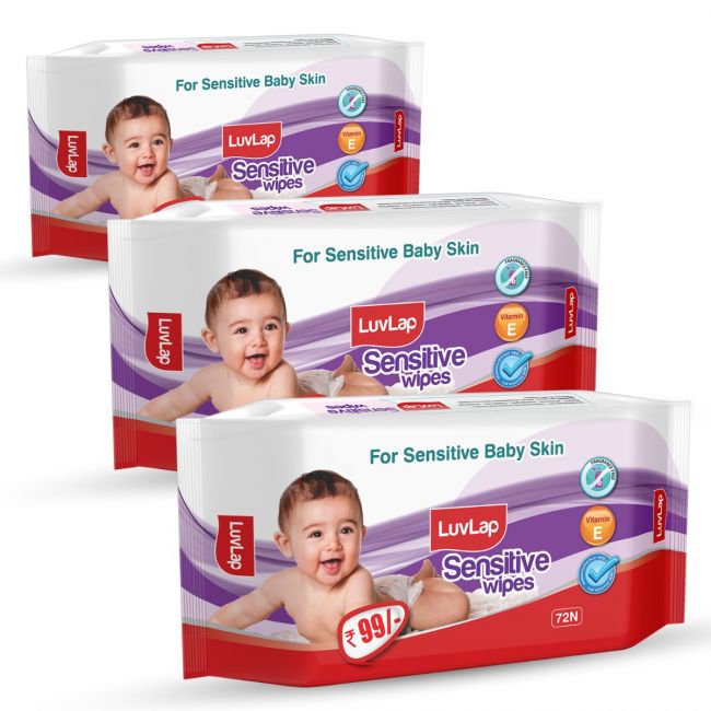 Aloe Vera Baby Wipes 72 Pcs