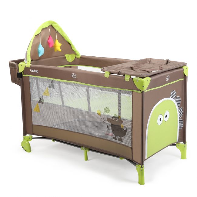 Wonderjoy Baby Playpen Brown/Green