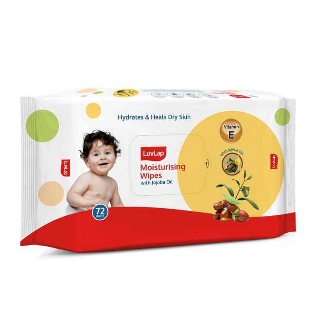Jojoba Oil Baby Wipes 72 Pcs