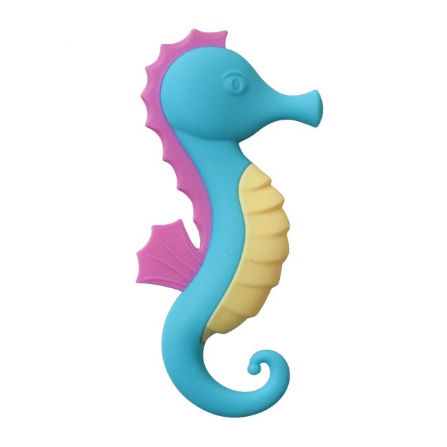 LuvLap Sea Horse Baby Teether Multicolor