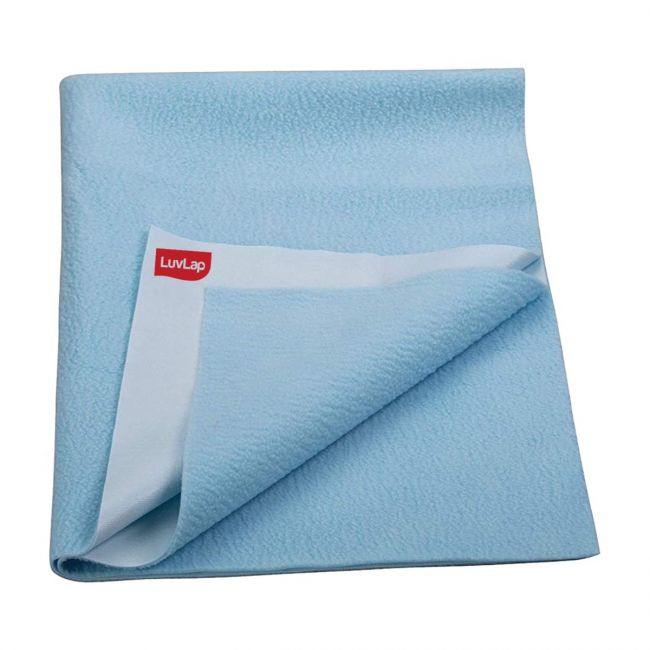 Instadry Baby Bed Protector Sky Blue Large