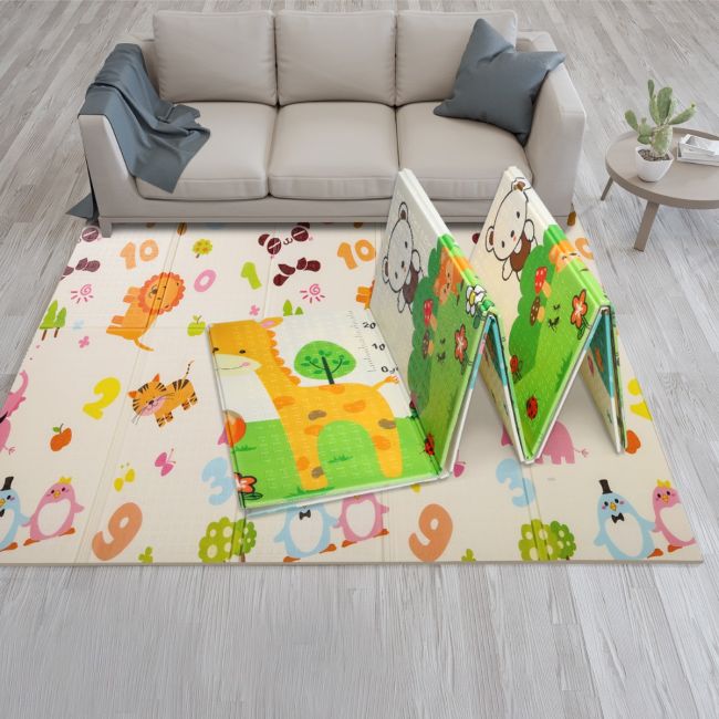 LuvLap Jungle Time Double Sided Water Proof Baby Play Mat
