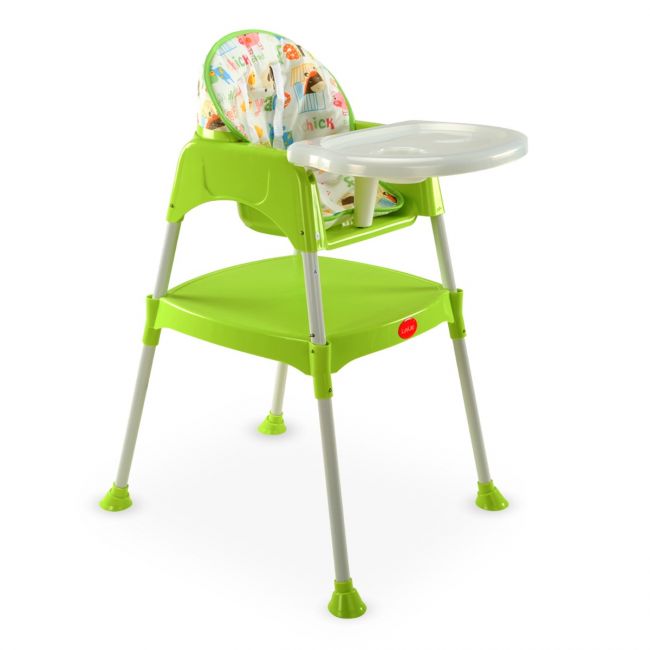 3-in-1 Baby High Chair Green