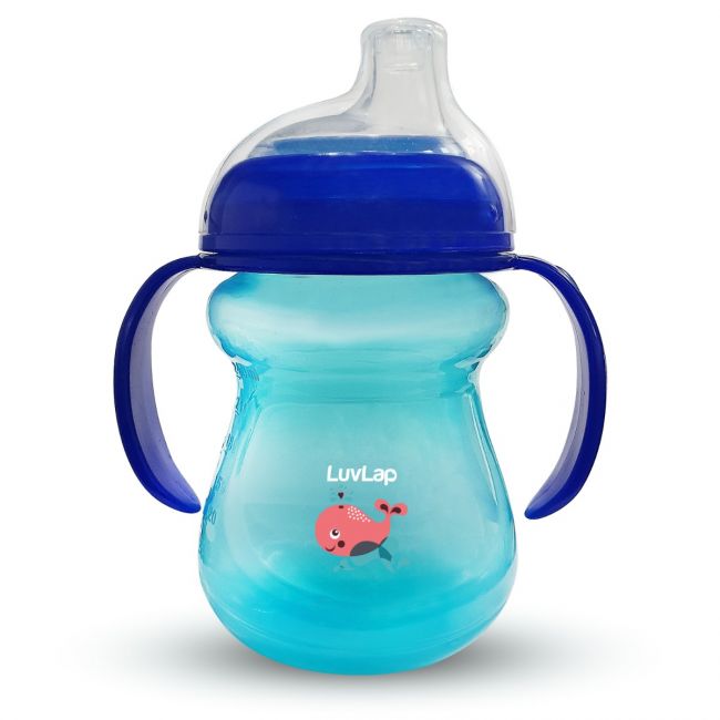 Moby Little Spout Sippy Cup 240ml Blue