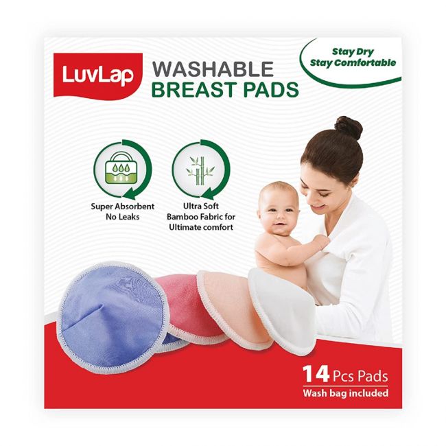 Washable Breast Pads 6 pcs