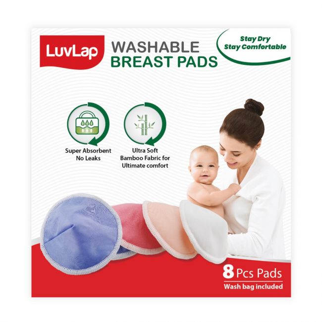 Washable Breast Pads 6 pcs