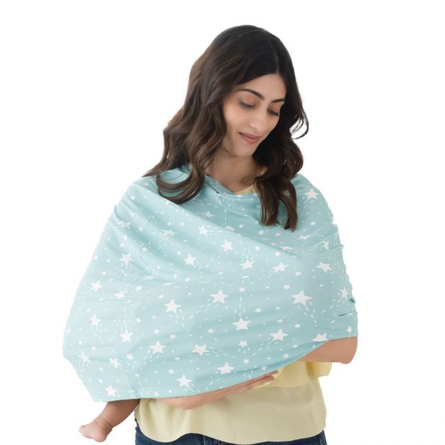 LuvLap Nursing Cover Blue