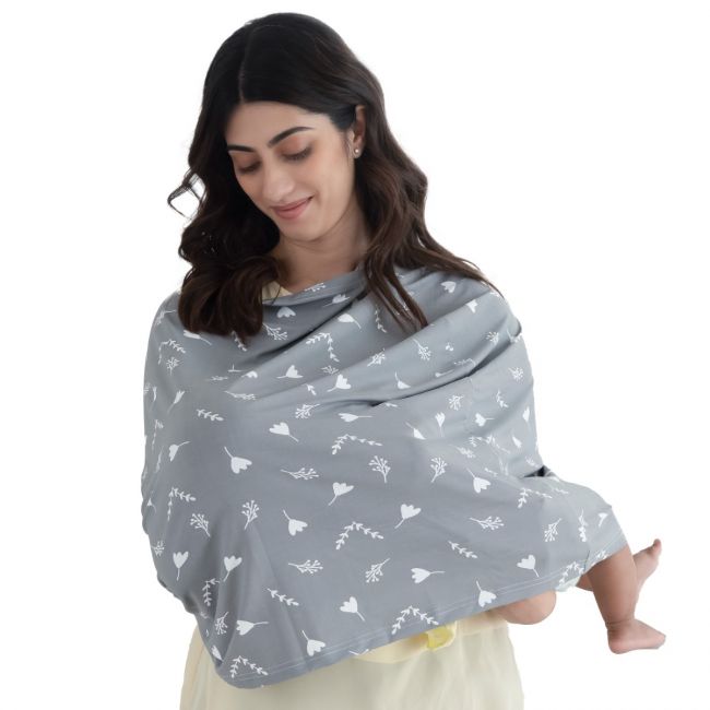 LuvLap Nursing Cover Grey