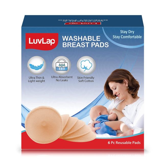 Washable Breast Pads 6 pcs