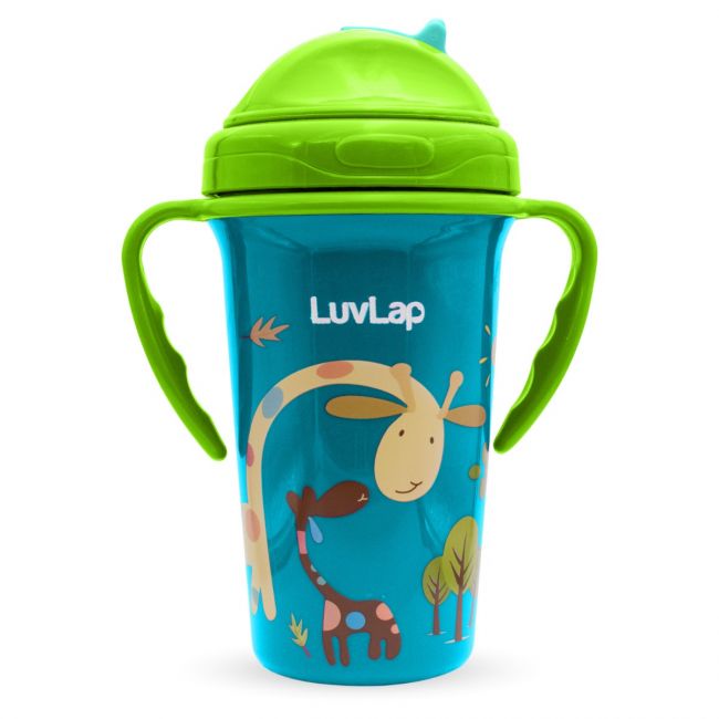 Tiny Giffy Straw Sipper 300ml Green
