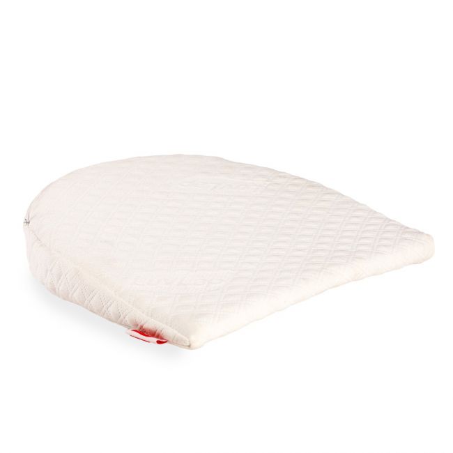 LuvLap Memory Foam Pillow, D Shape (White)