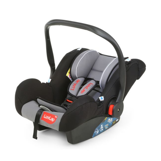 Infant Baby Car Seat cum Carry Cot Grey