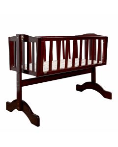 Baby Wooden Cot C-10 Cherry Red
