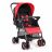 LuvLap Golf Baby Stroller/Pram with 5 Point Safety Harness, Multi Level Recline & Adjustable footrest, Extendable Canopy, Red & Black