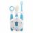 LuvLap Baby Training Toothbrush, 3 Pcs, (White/Blue)