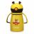 LuvLap Steel Straw Sipper, Yellow, 550ml