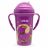 LuvLap Tiny Giffy Straw Sipper, 300Ml, Purple